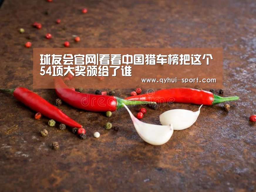 球友会官网|看看中国猎车榜把这个54项大奖颁给了谁(图2) 球友会官网